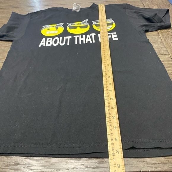 Alstyle  Apparel active wear About that life graphic t shirt with emoji - Picture 4 of 7